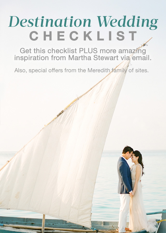 martha stewart bridal shower checklist