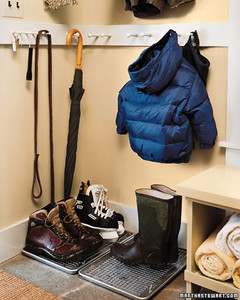 Cookie Sheet Boot Drain from Martha Stewart