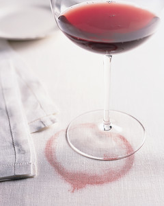 How do you remove wine stains?