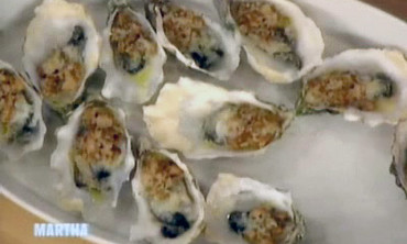 Oysters casino martha stewart
