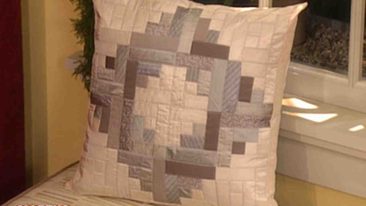 Video Silk Tie Pillow Martha Stewart