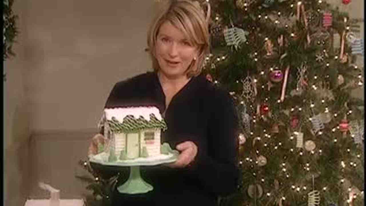 Video Holiday Sugar Cube House Martha Stewart