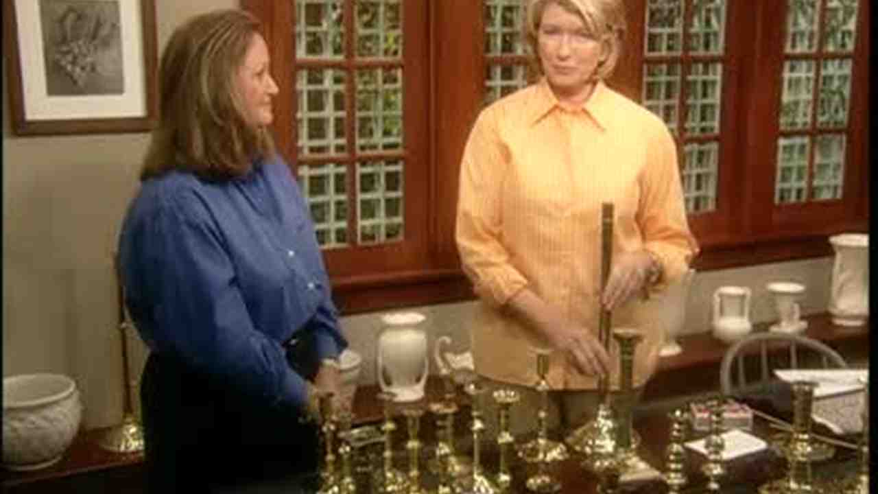 Video Collecting Brass Candlesticks Martha Stewart
