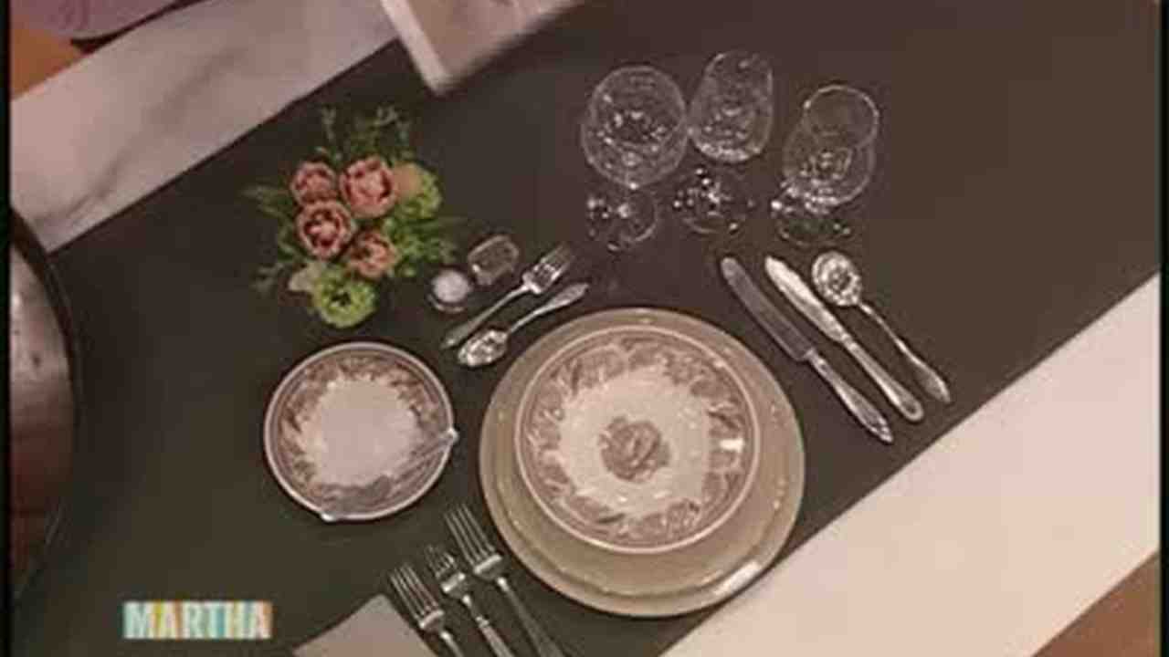 Setting A Dinner Table video: setting a dinner table how-to | martha stewart Setting A Dinner Table video: setting a dinner table how-to | martha stewart