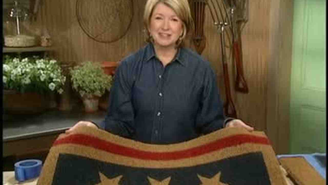 Video How To Make A Patriotic Doormat Martha Stewart