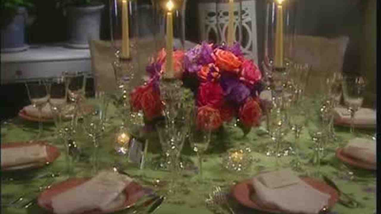 Video Wedding Reception Table Setting Martha Stewart