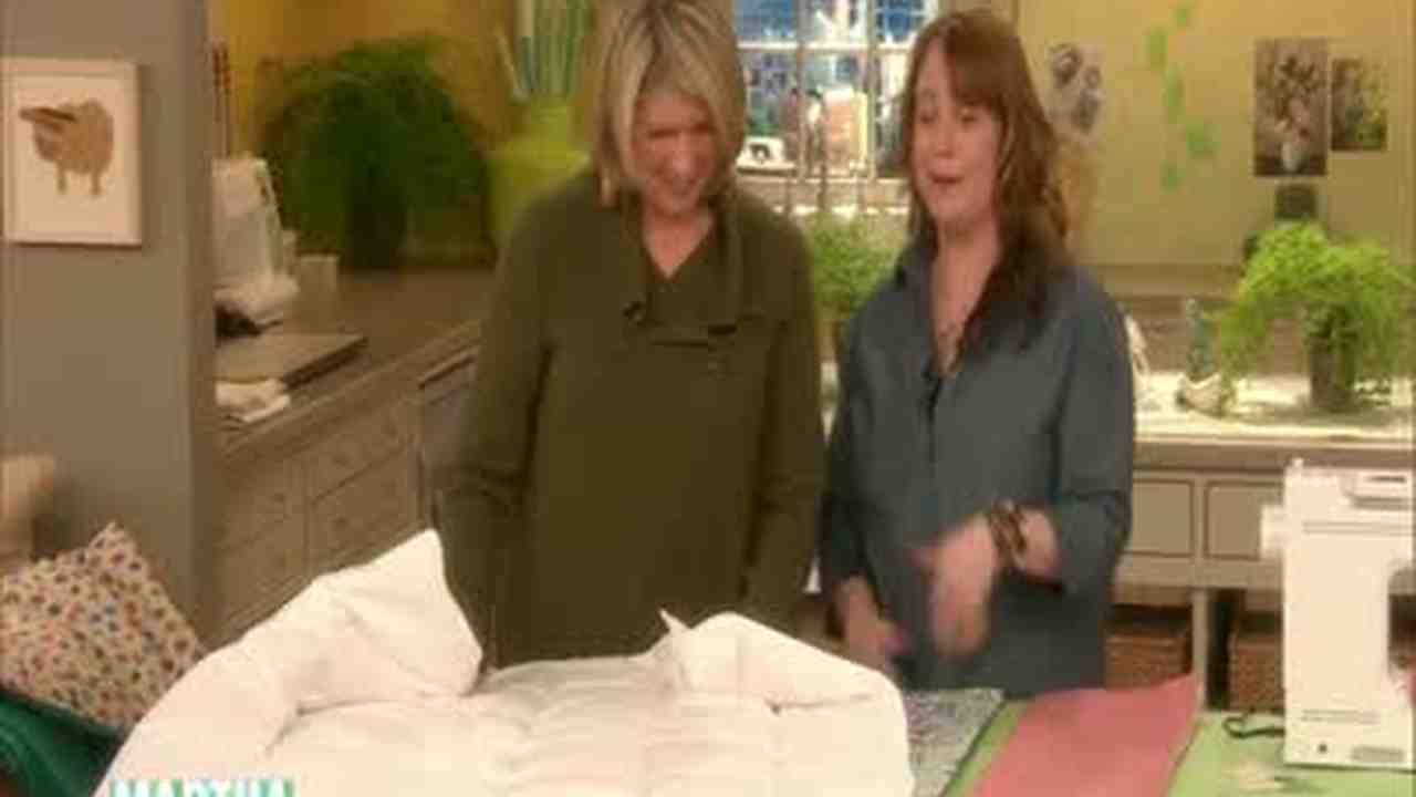 Video How To Make A Simple Duvet Cover Martha Stewart