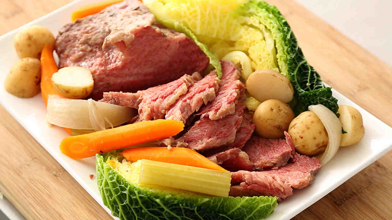 corned beef slow cooker on high