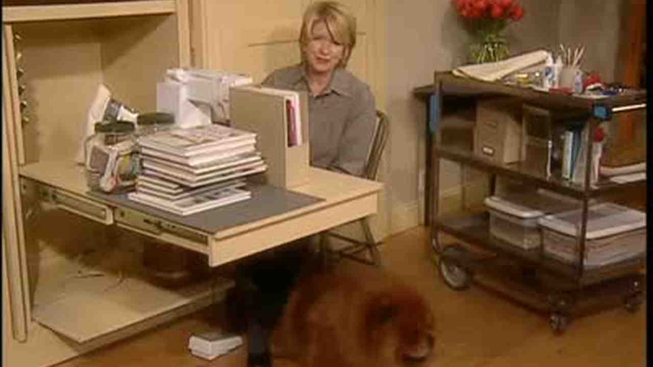 How To Create A Sewing Room In Closet Martha Stewart
