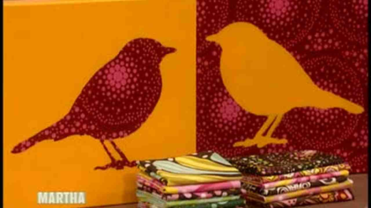 Video Fabric Silhouettes With Anna Maria Horner Martha Stewart