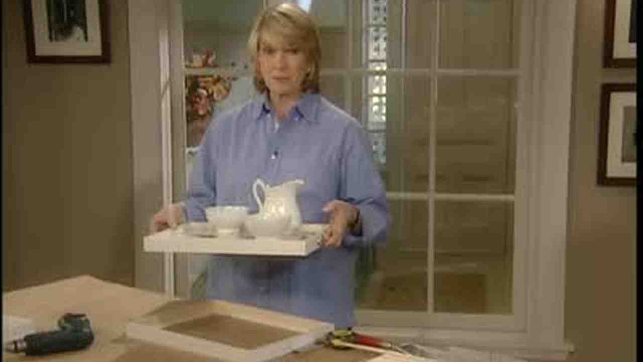 How To Craft A Serving Tray From Picture Frame