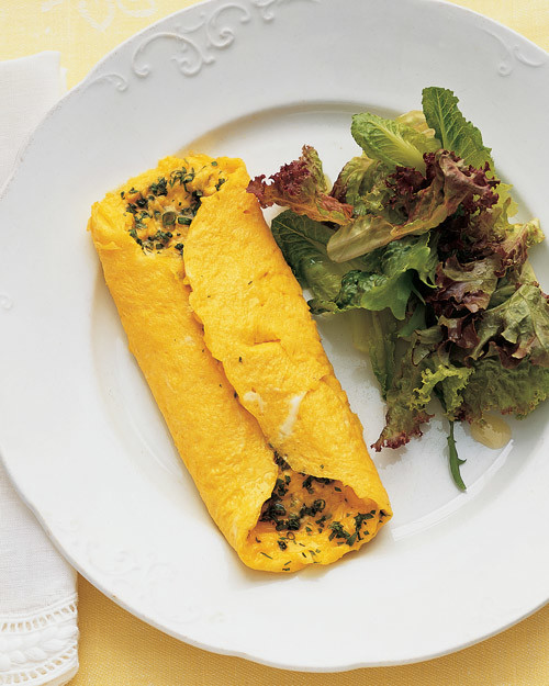 HerbFilled Omelet Recipe Martha Stewart