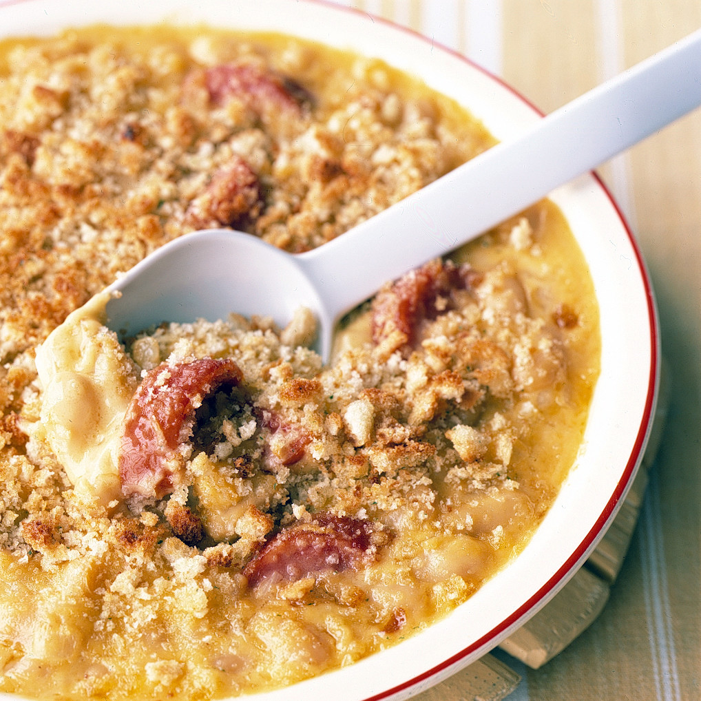 Cheesy Beans and Franks Recipe Martha Stewart