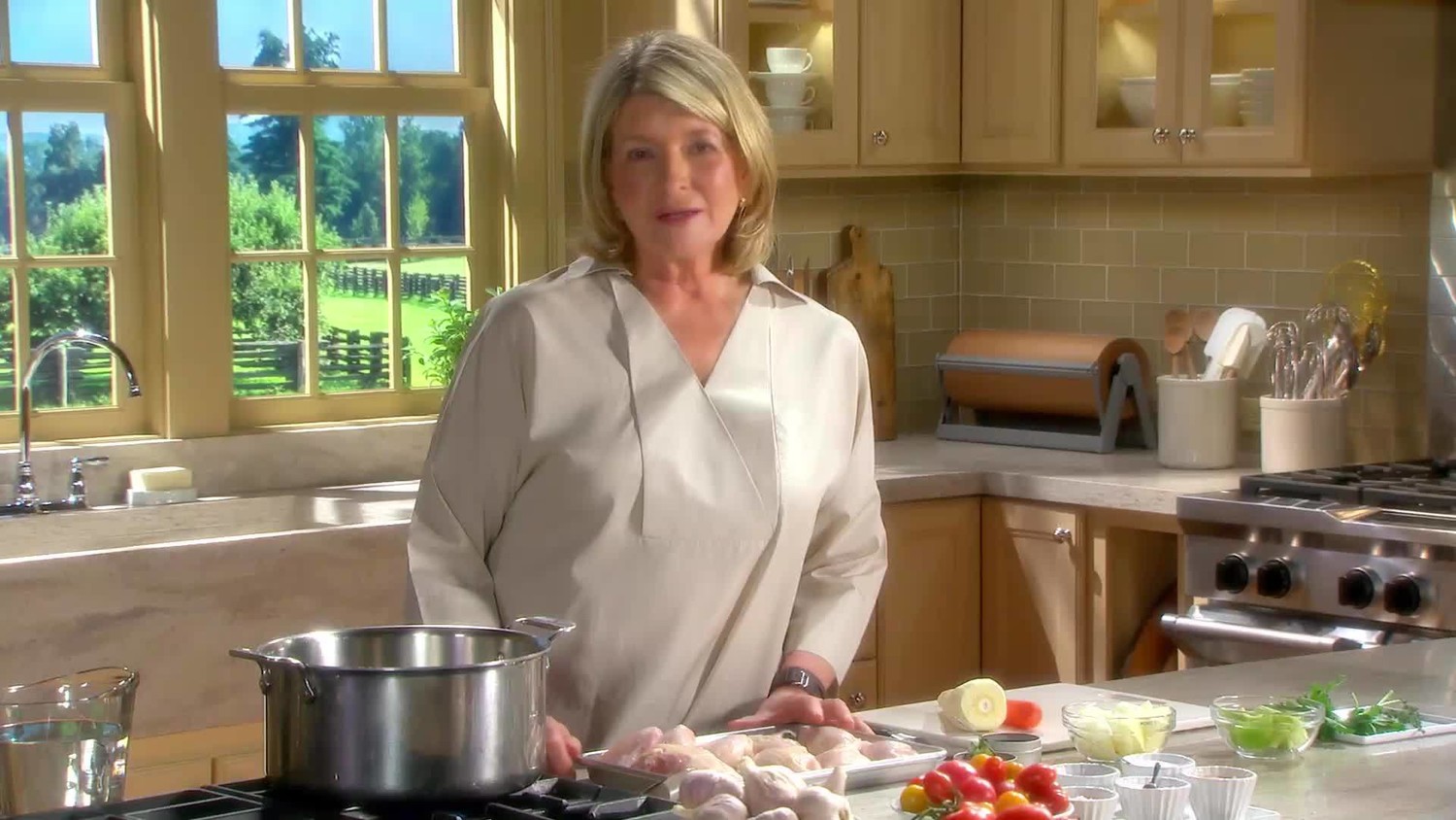 Video martha s made from scratch chicken soup martha stewart