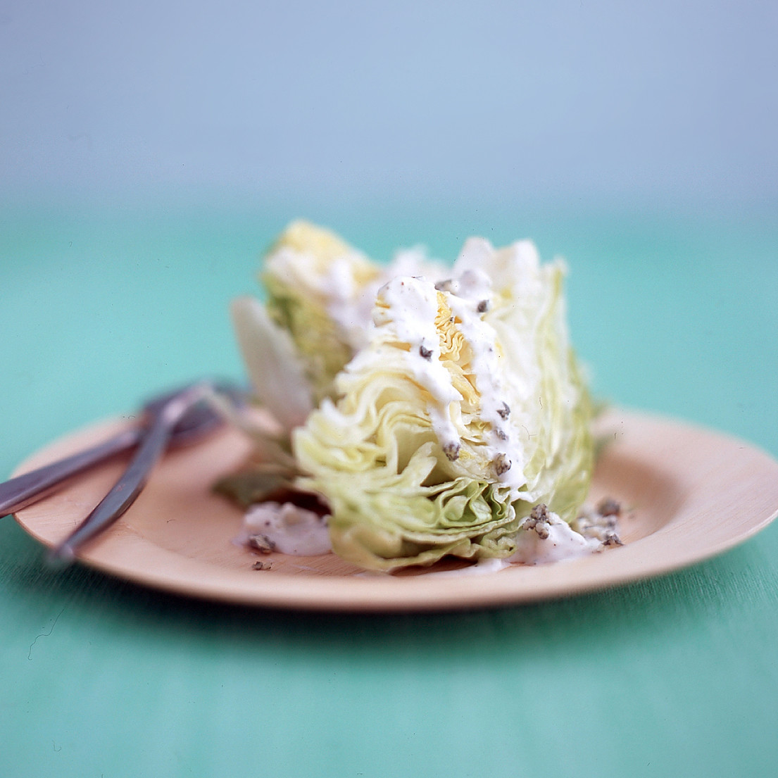 Iceberg Wedges with LowFat Blue Cheese Dressing Recipe Martha Stewart