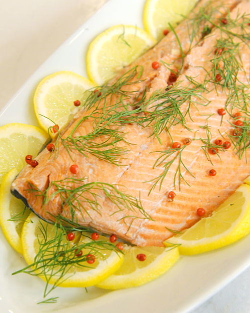 Cold-Poached Salmon with Cucumber Salad Recipe & Video | Martha Stewart