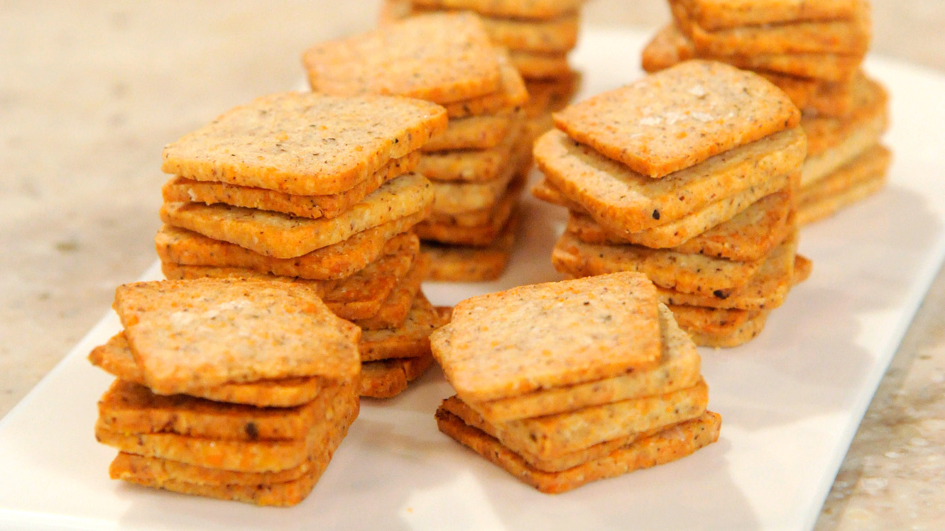 Gruyere and Hazelnut Squares Recipe & Video Martha Stewart