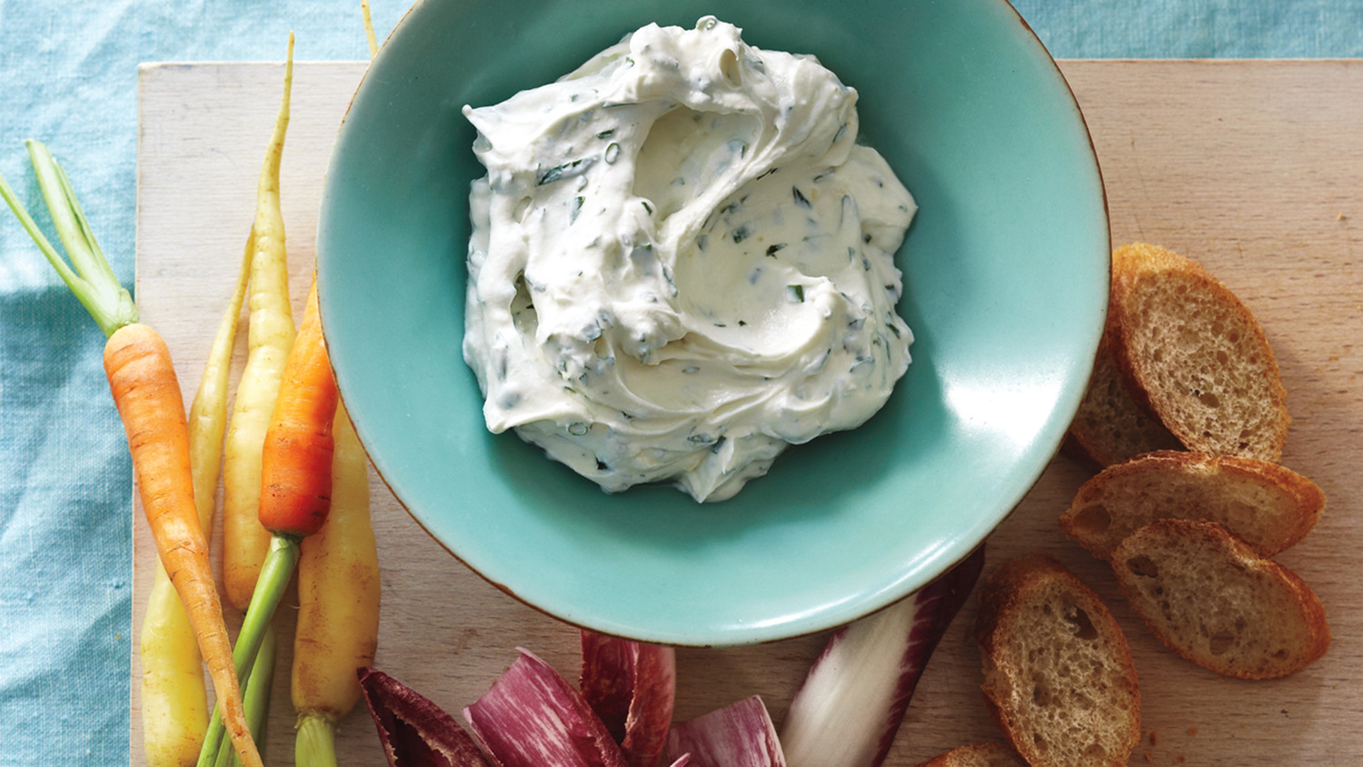 GarlicHerb Yogurt Cheese