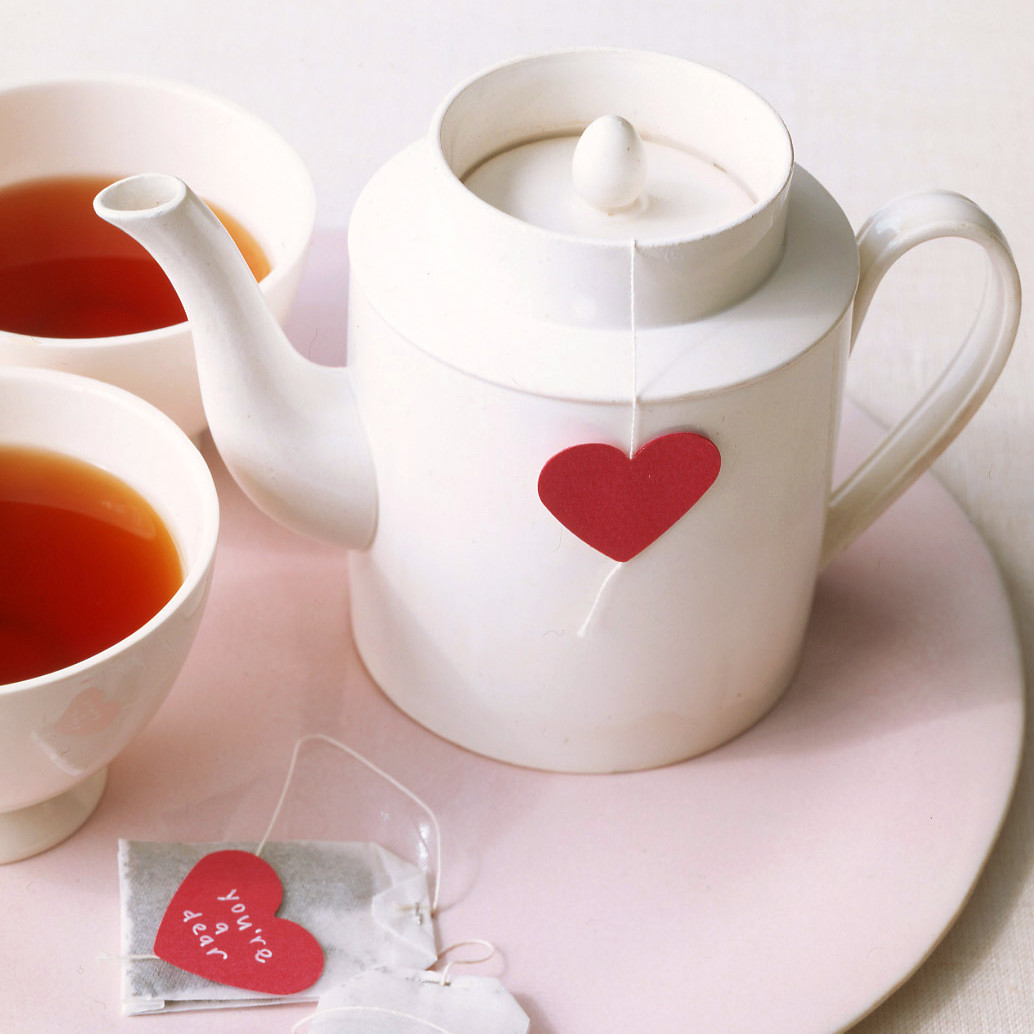 Чай с сердечками