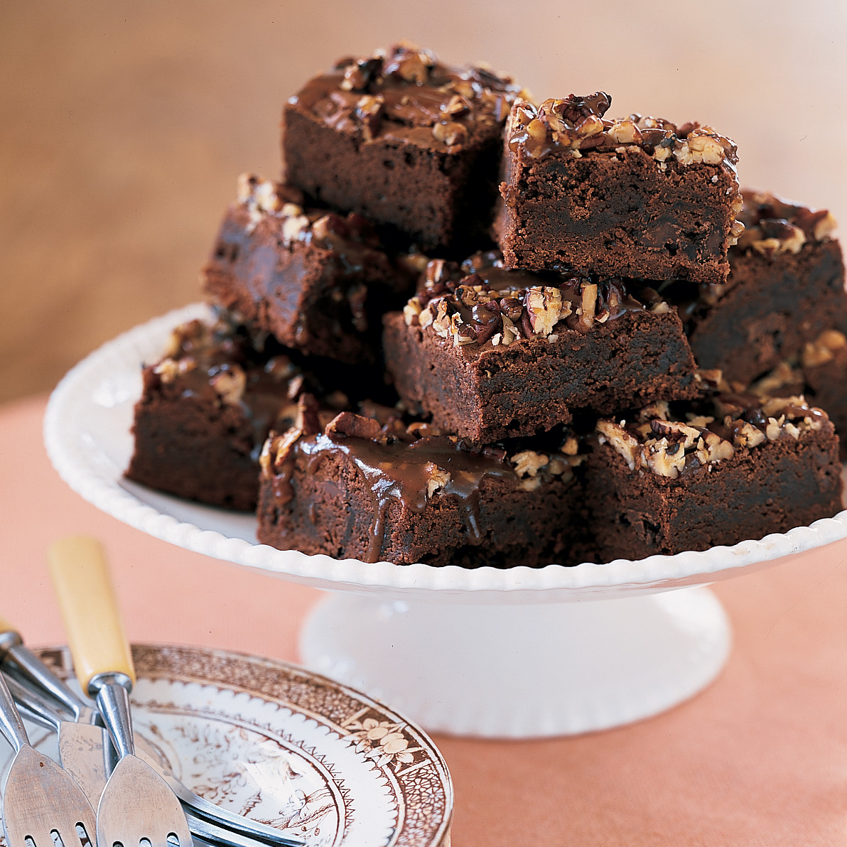 Caramel Pecan Brownies Recipe | Martha Stewart