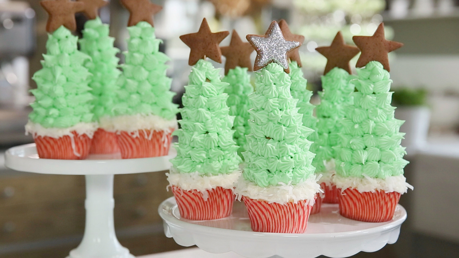christmas tree cupcakes recipe video martha stewart christmas tree cupcakes recipe video martha stewart