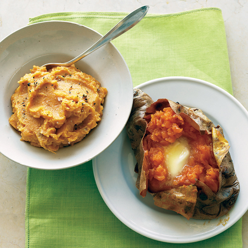 Baked Sweet Potatoes with Brown Sugar
