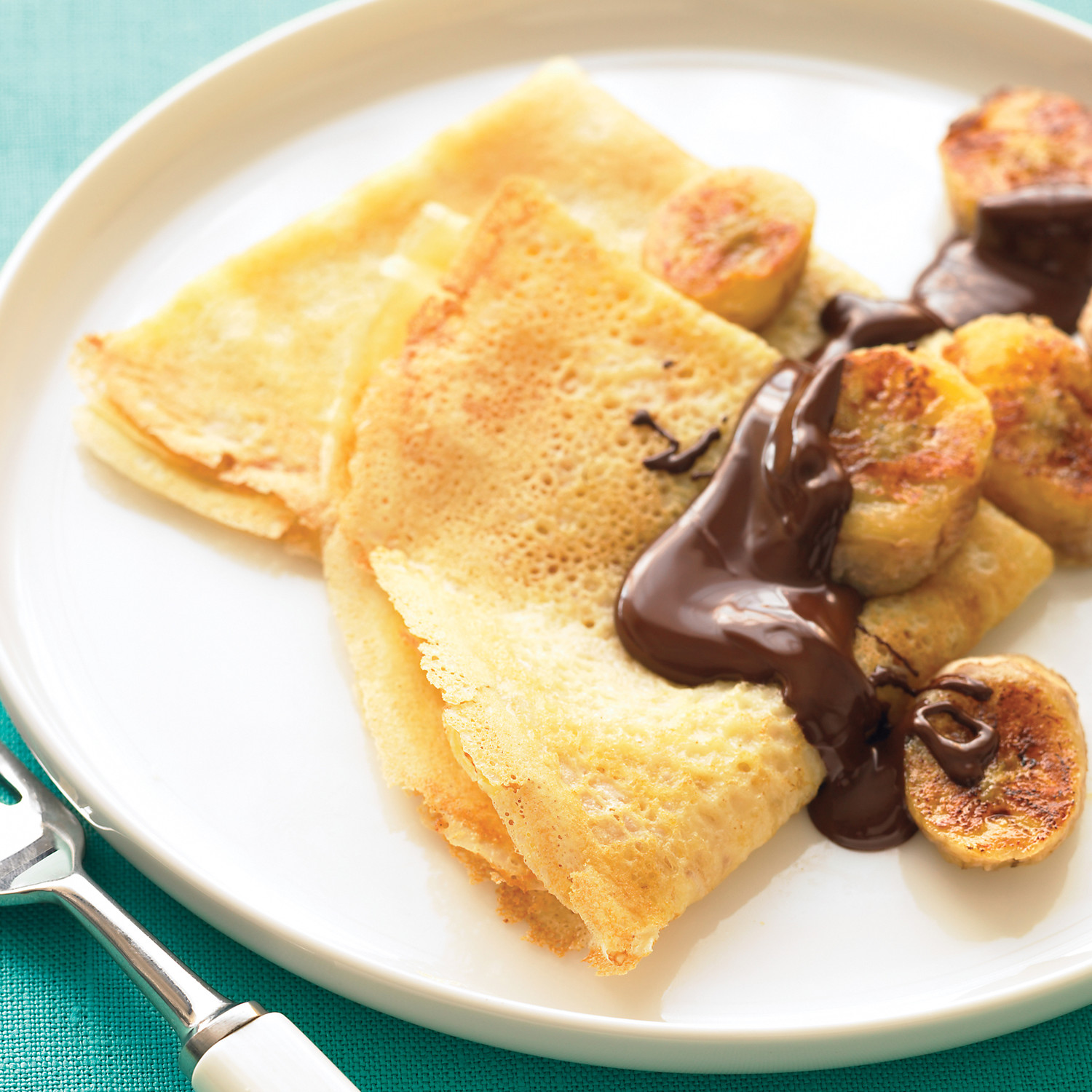 Crepes with Sauteed Bananas and Chocolate Recipe & Video Martha Stewart