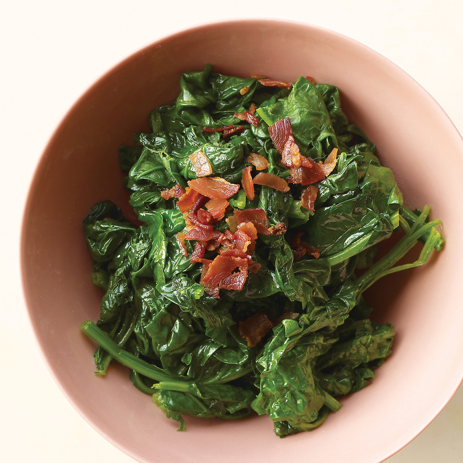 Sauteed Spinach with Crisp Pancetta Recipe Martha Stewart