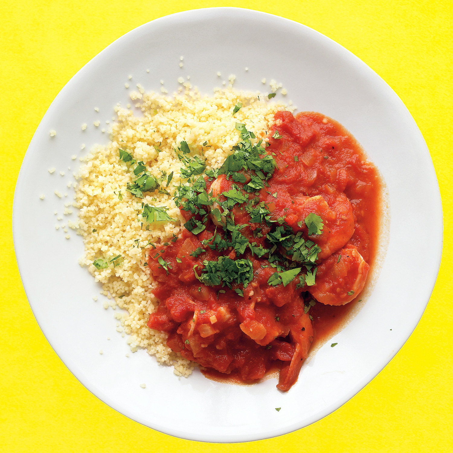 Shrimp in Spiced Tomato Sauce