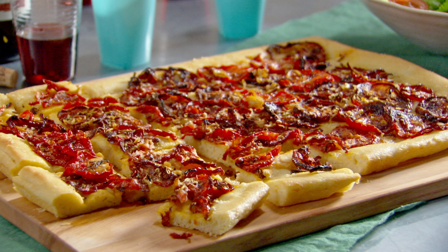 Video DeepDish Pizza Dough Martha Stewart