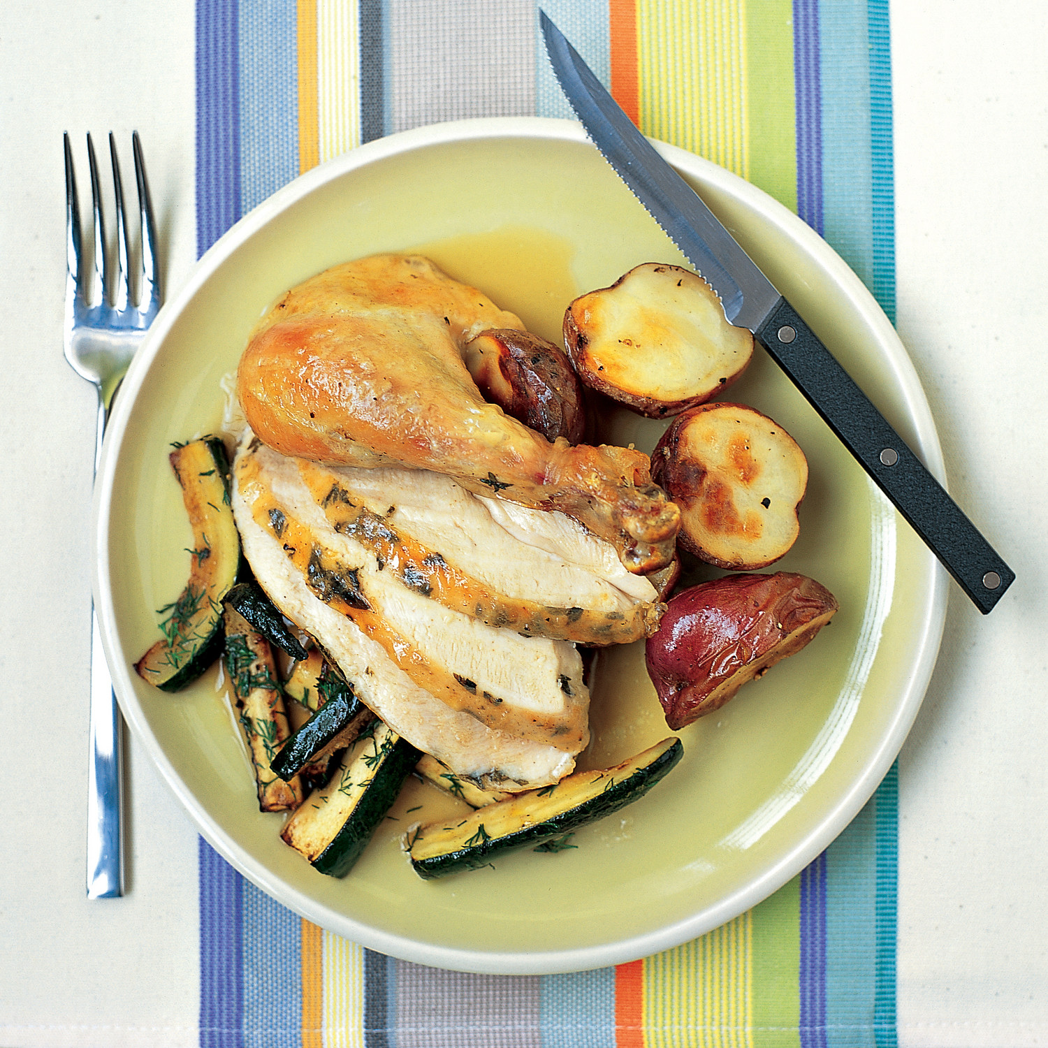 ThymeRoasted Chicken with Potatoes