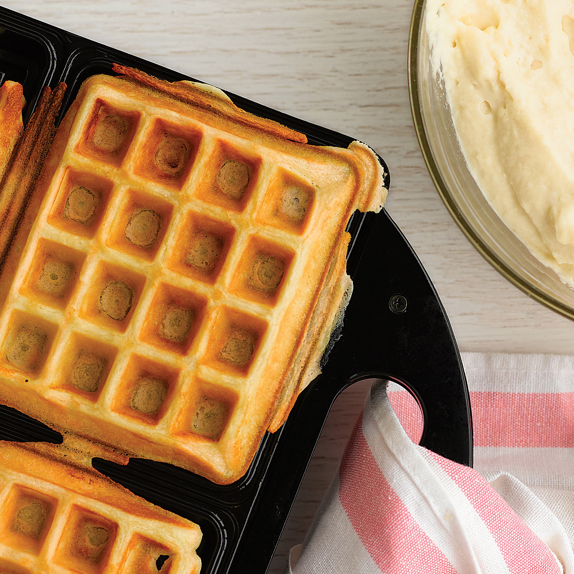 Savory GlutenFree Waffles Three Ways Martha Stewart
