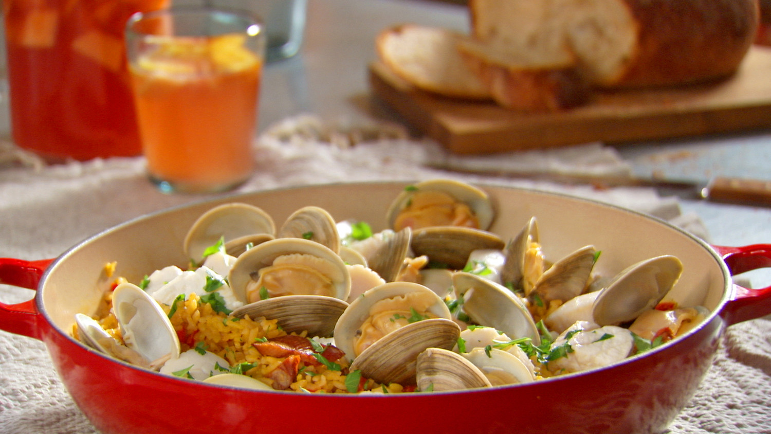 Seafood Paella Recipe & Video Martha Stewart
