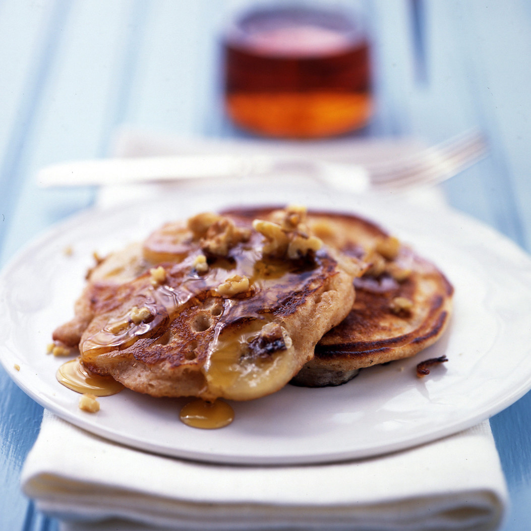BananaButtermilk Pancakes Recipe Martha Stewart