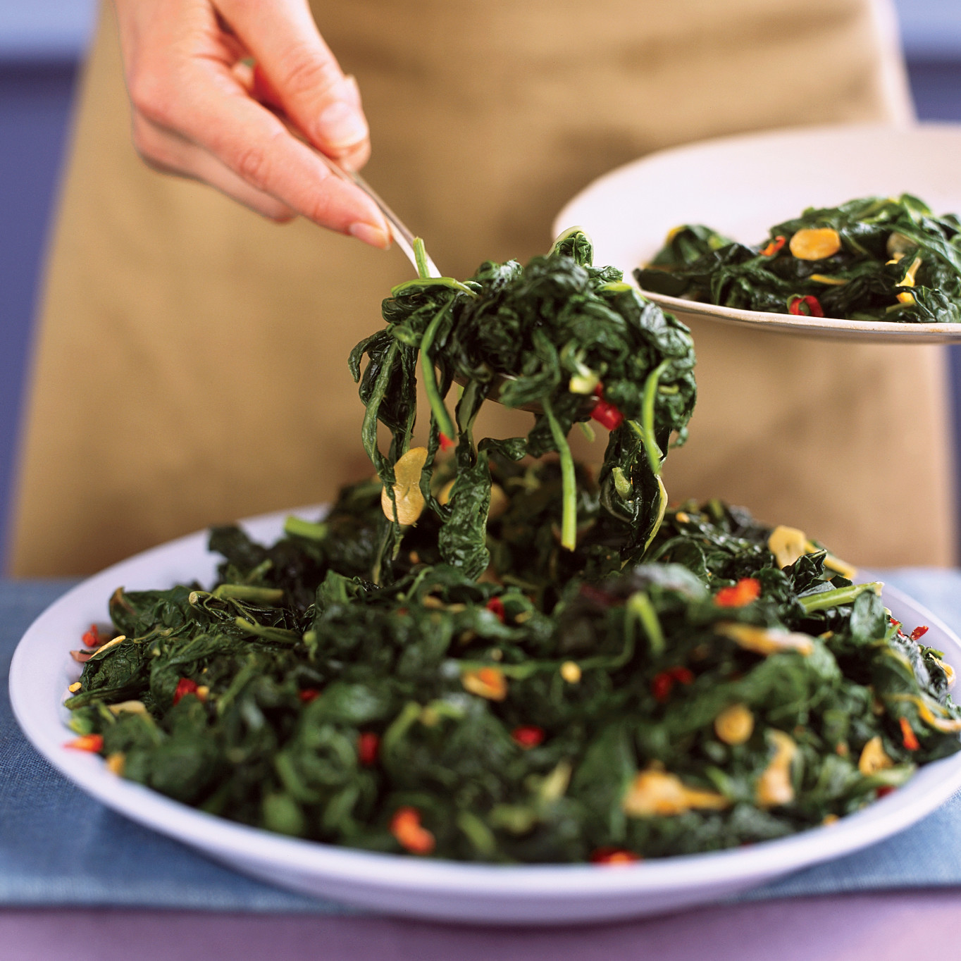 Hearty Garlic Greens