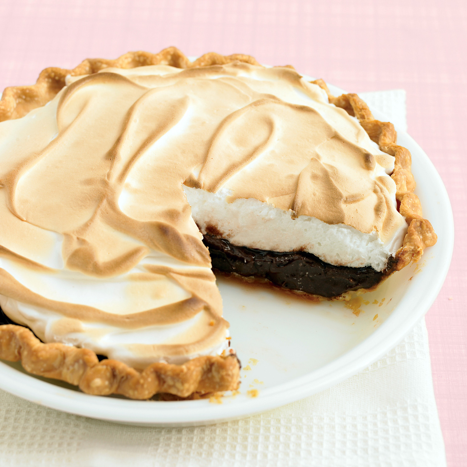 Quick Chocolate Meringue Pie Recipe Martha Stewart