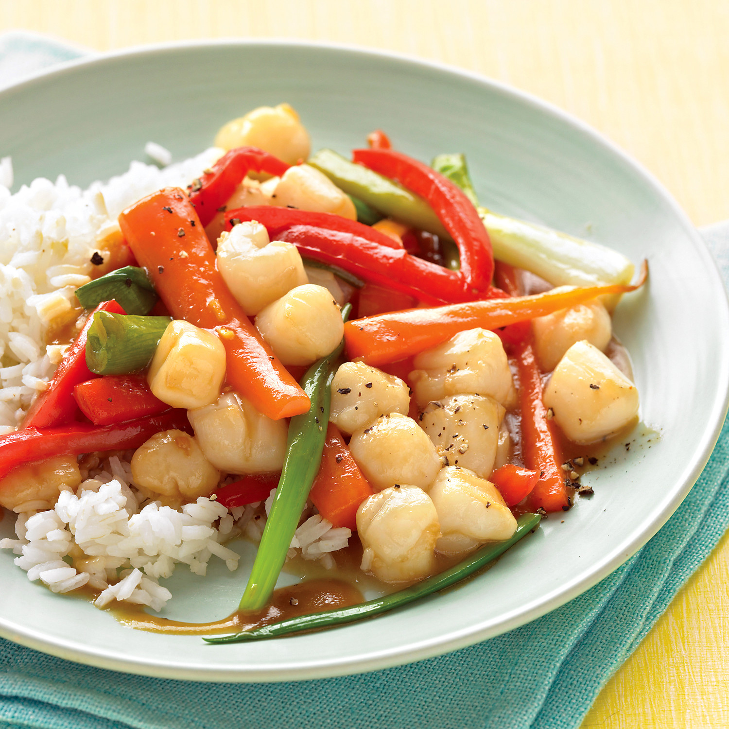 Bay Scallop StirFry