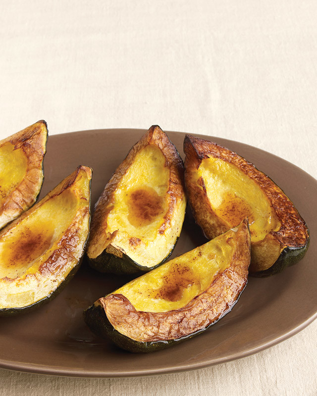 Roasted Acorn Squash with Cinnamon Butter Recipe Martha Stewart