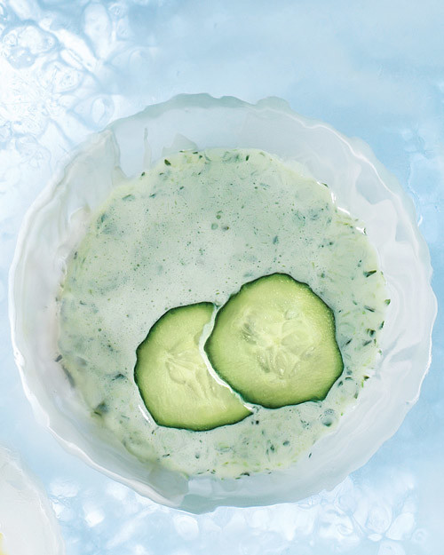 Chilled Cucumber, Basil, and Mint Soup Recipe Martha Stewart