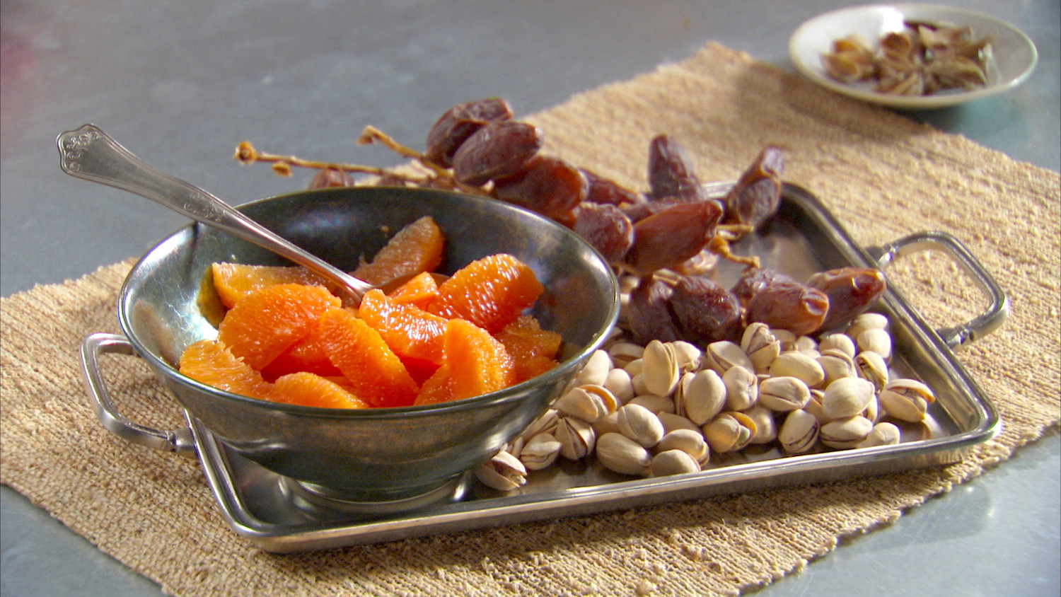 Macerated Oranges with Dates and Pistachios Recipe & Video Martha Stewart