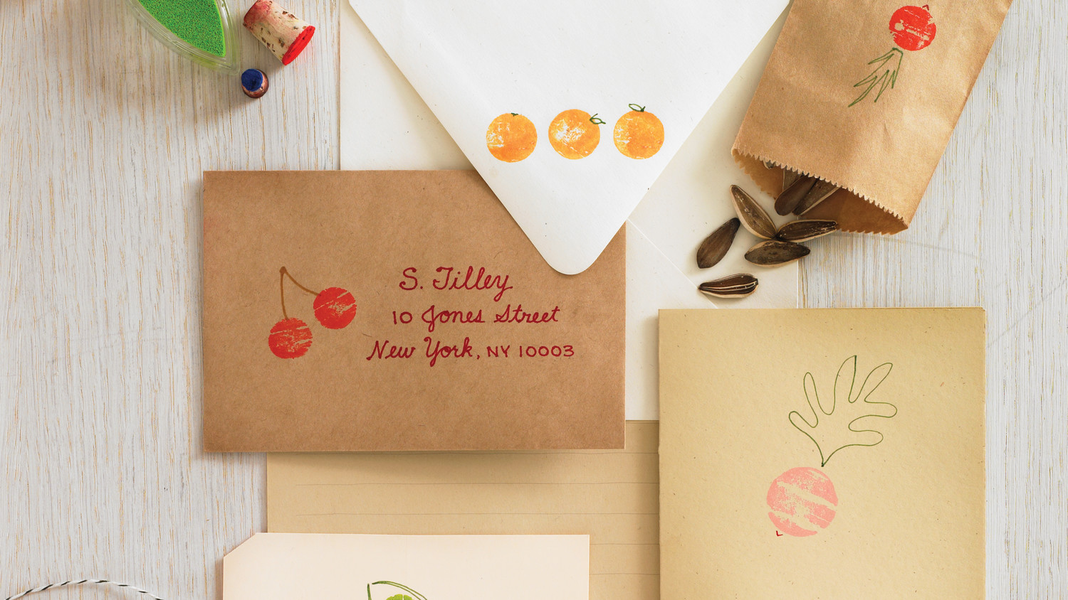 Cork Stamp HowTo Martha Stewart