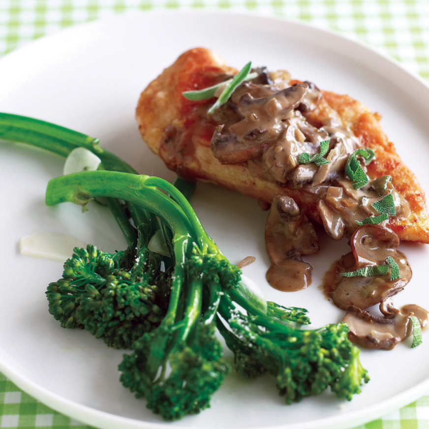 Marsala Chicken with Sage and Cremini Mushrooms Recipe & Video Martha