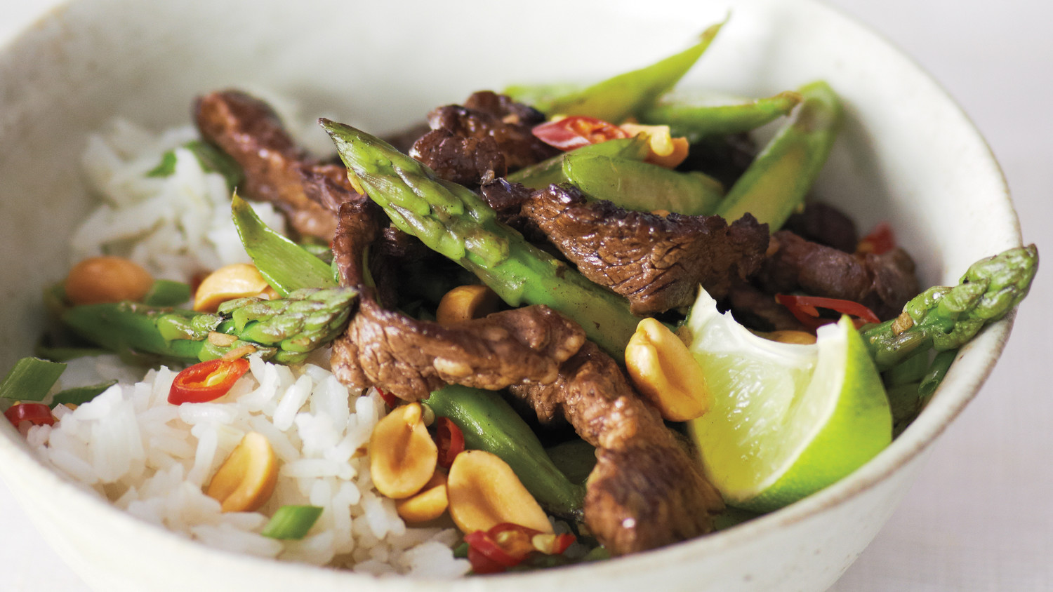 Steak and Asparagus StirFry