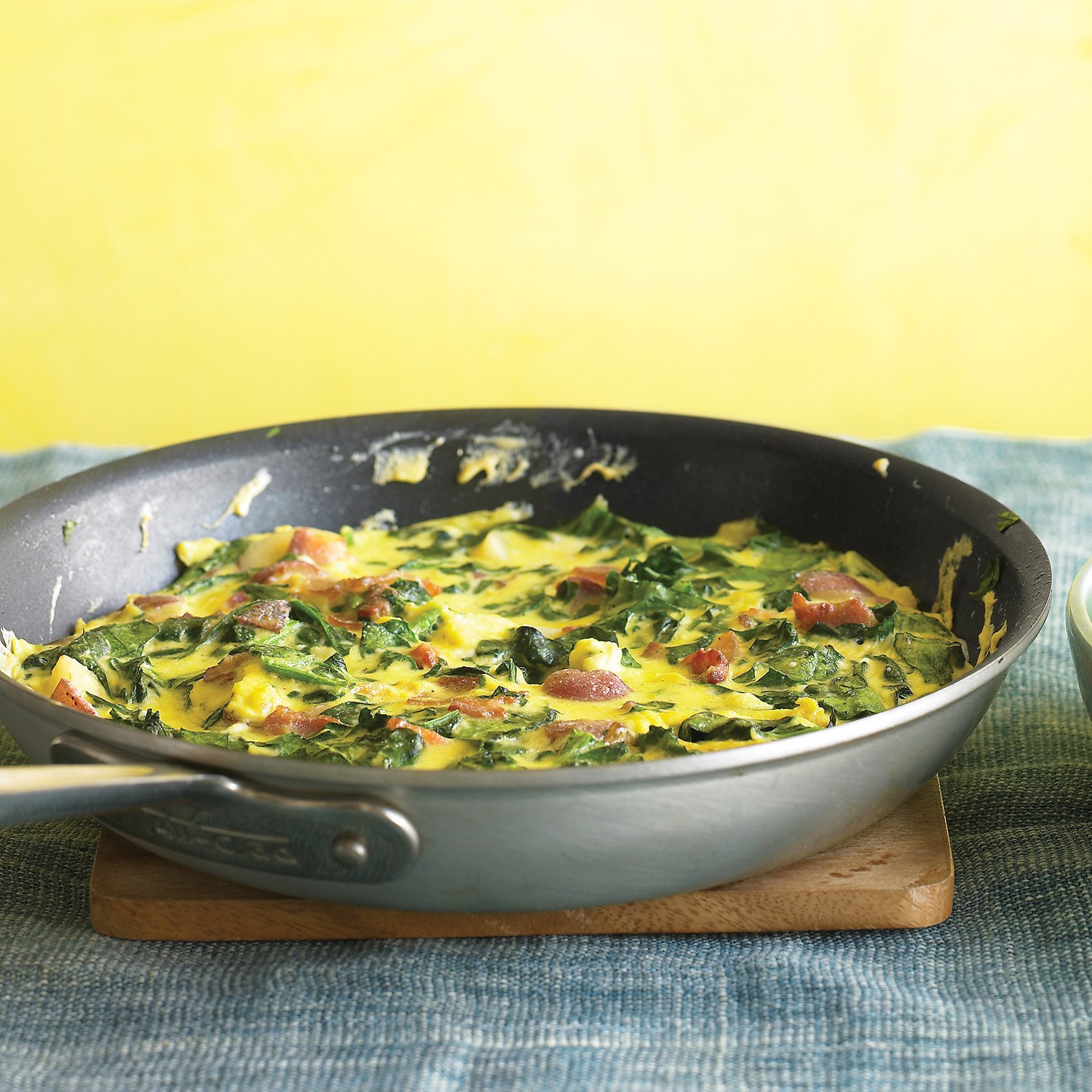 SpinachandBacon Frittata