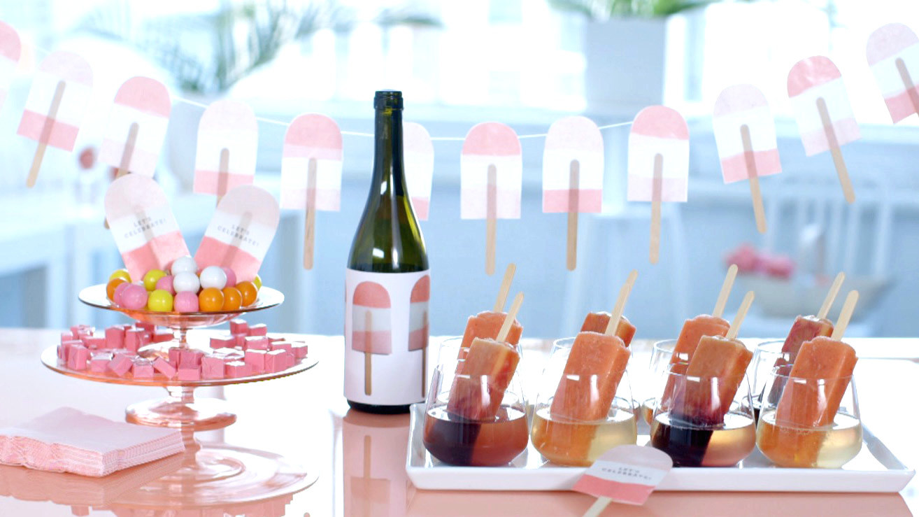 Video DIY Champagne Popsicle Party! Martha Stewart