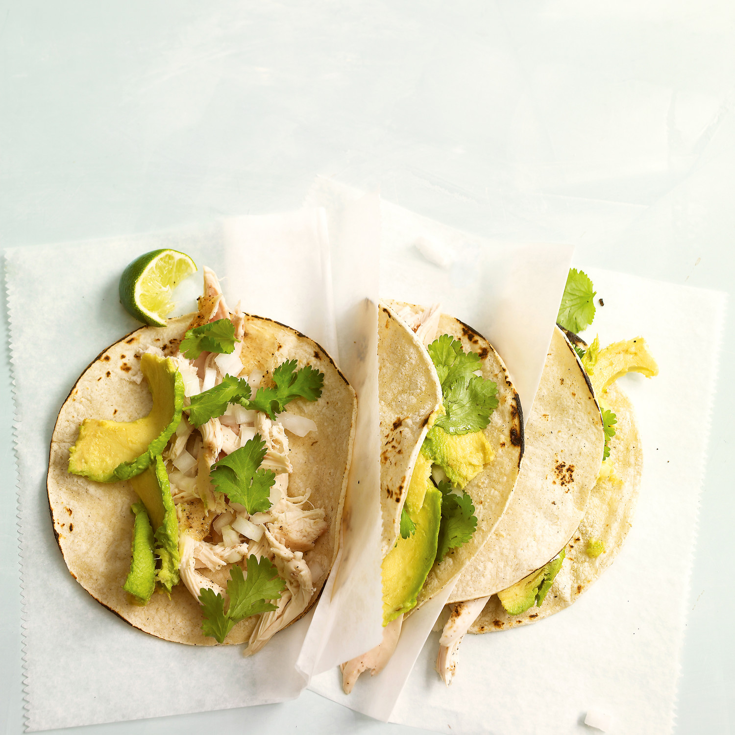 Roasted Chicken Tacos Recipe & Video Martha Stewart