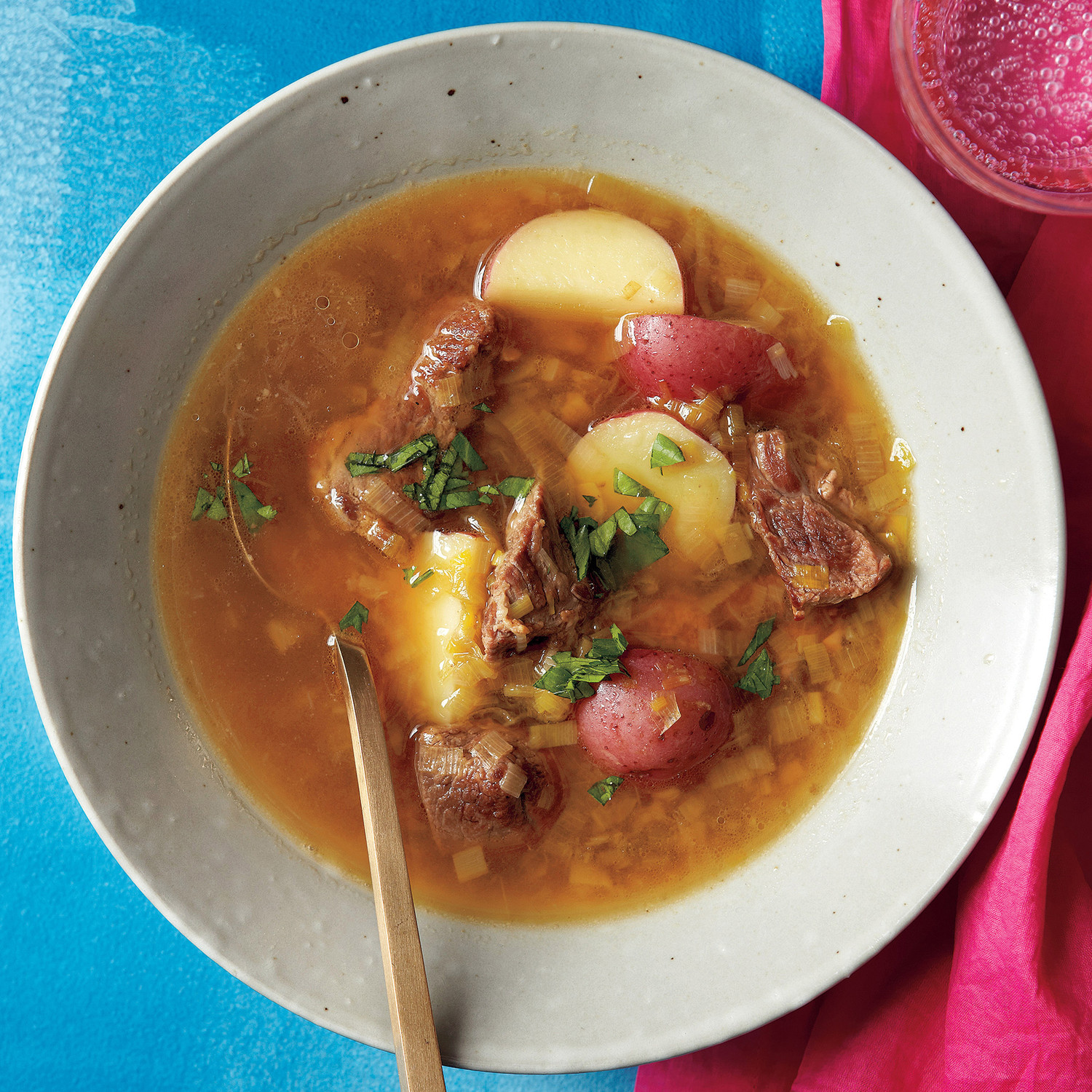 Lamb, Potato, and Leek Stew