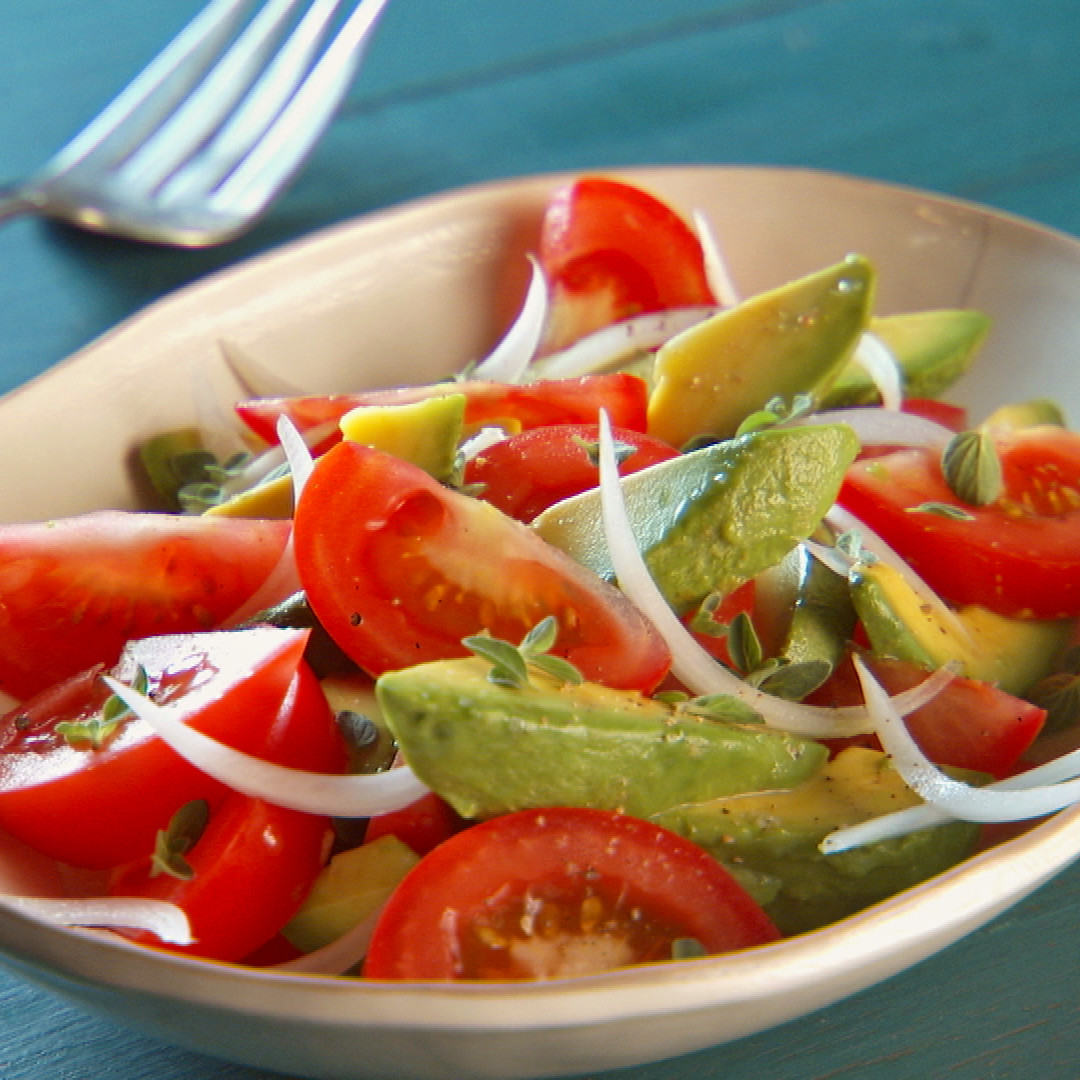 Tomato, Avocado, and Cilantro Salad Recipe Martha Stewart