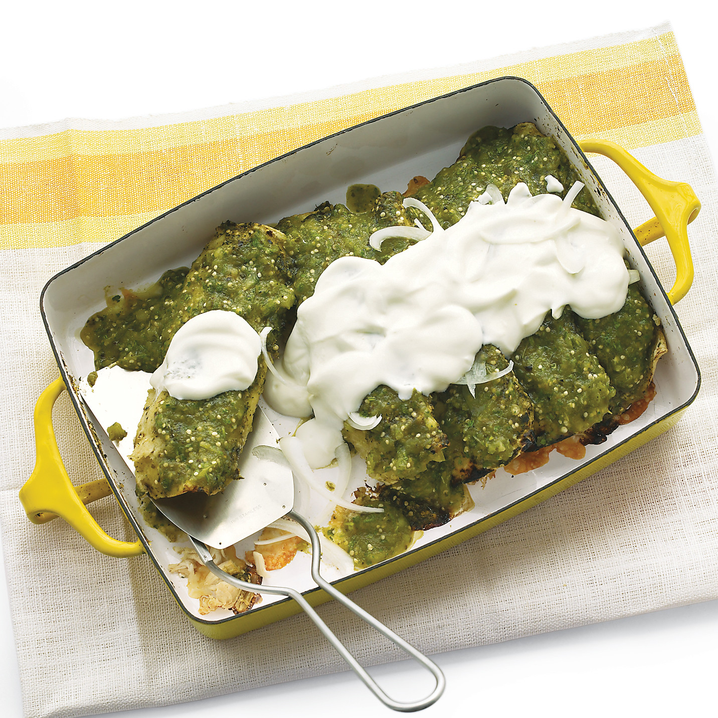 Chicken Enchiladas Verdes Recipe & Video Martha Stewart