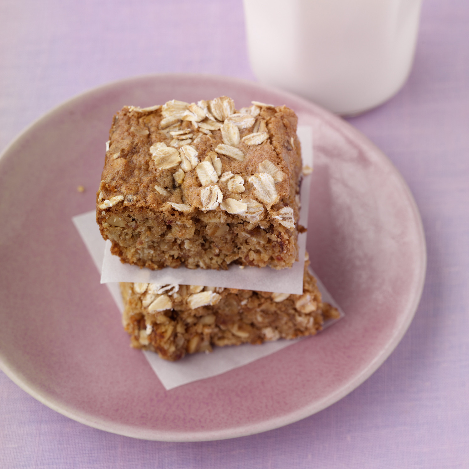 Oatmeal Bars with Dates and Walnuts